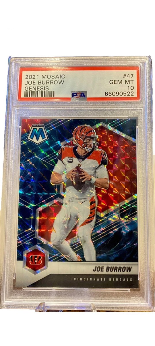 2021 Mosaic Joe Burrow Genesis #47 PSA 10 Gem Mint | eBay