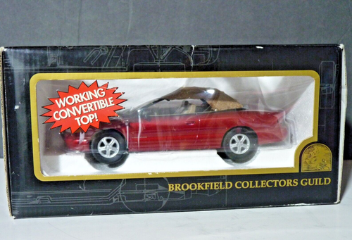 1997 Red Chrysler Sebring LXI Convertible Die Cast Car by Brookfield w COA 1:25
