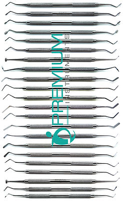 22 Pcs Dental Composite Plastic Amalgam Filling Restorative Premium Instruments