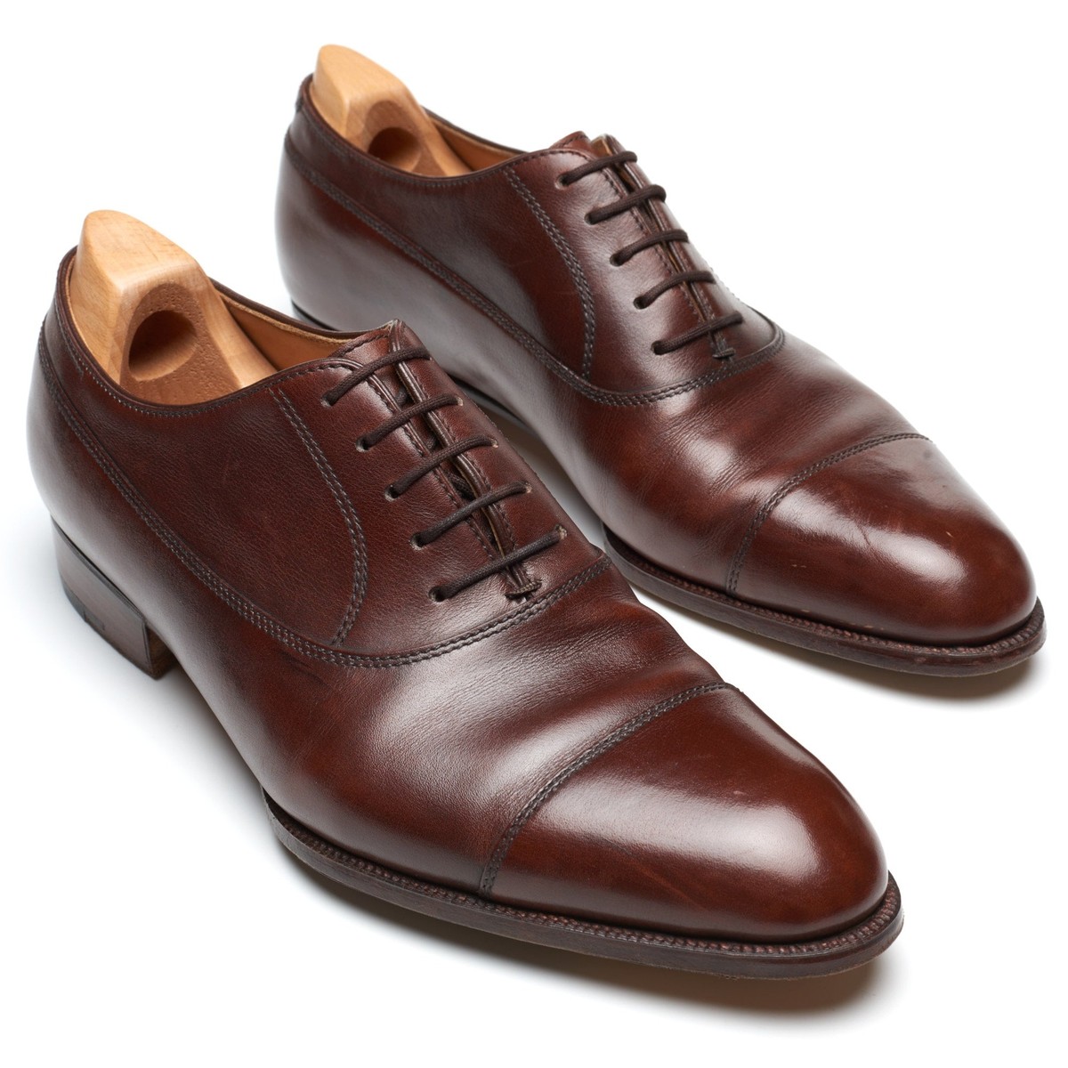 JOHN LOBB Heath Museum Calf UK 5.5 US 6.5-7 Retail: $1600  Brand: John Lobb An icon, revisited. The John Lobb City II in dark brown  main image 2