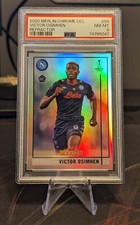 2020 Topps Chrome Merlin Victor Osimhen RC Refractor PSA 8 NM-MT