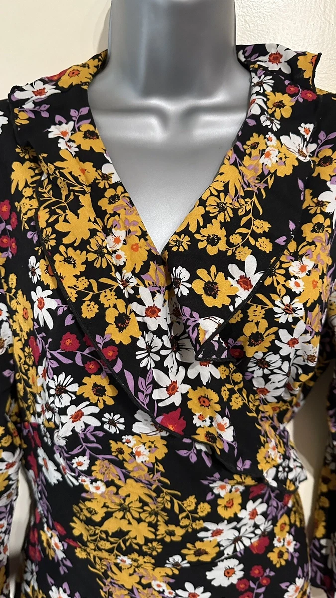 Outrageous fortune clearance ruffle wrap dress