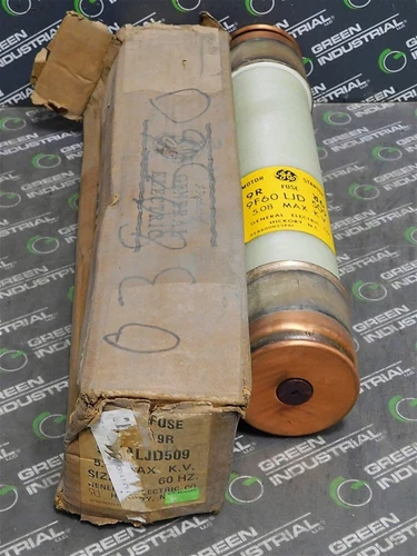 NEW General Electric 9F60LJD509 EJ-2D Fuse 5.08kV 200 A Cont @ 400°C