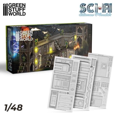 Sci-Fi Silikonform - Futuristische Silikonformen zum Modellieren und Wargaming