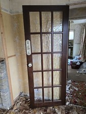 2x internal wood doors glass Collection Sevenoaks 760x1960x34