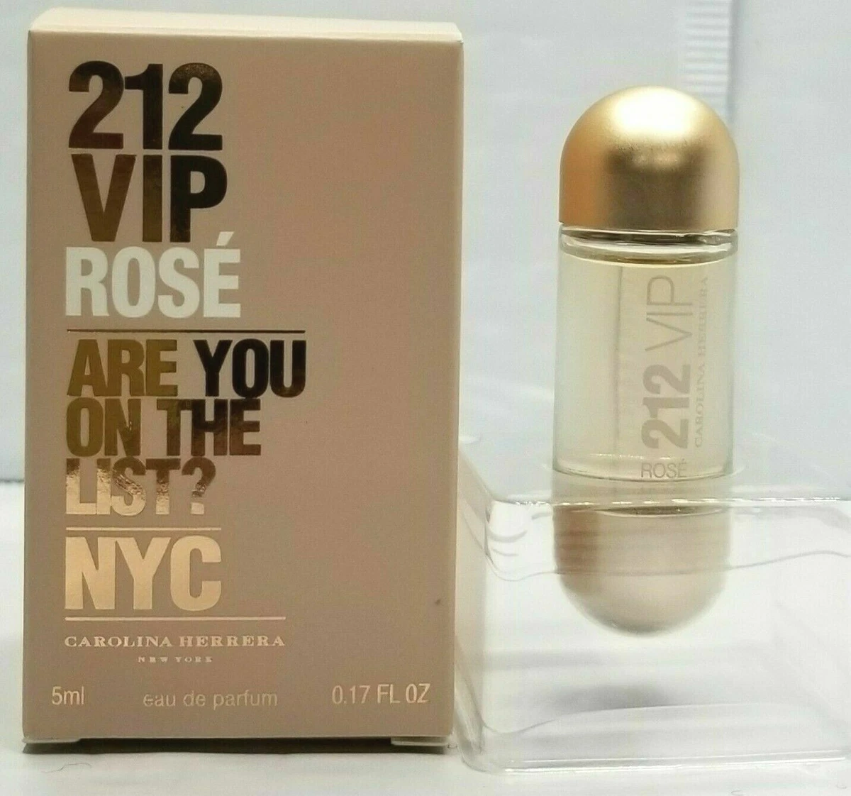 212 VIP by Carolina Herrera - mini 5ml / 0.17fl.oz. Eau De Parfum