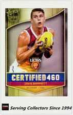 2017 SELECT AFL CERTIFIED 460 HOLOFOIL PARALLEL CARD C19 JAKE BARRETT-BRISBANE