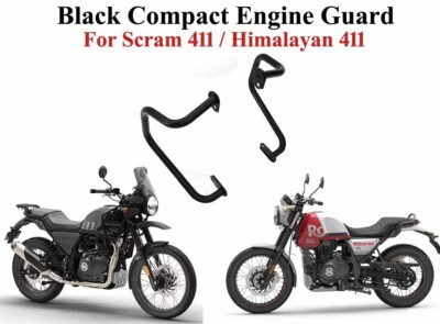 Royal Enfield "Himalayan & Scram 411 Black Compact Engine Guard" | eBay