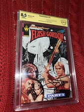 FLASH GORDON #31 CBCS 8.5 Signed by SAM JONES MOVIE PHOTO Cover/ Not CGC SS