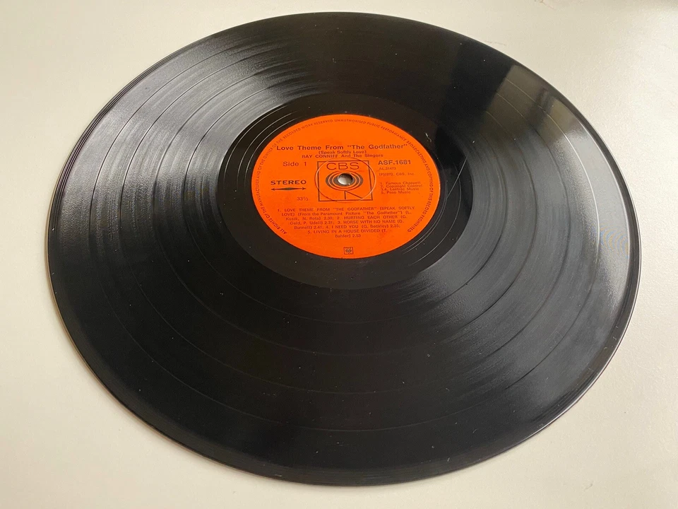 Ray Conniff and The Singers Love Theme From The Godfather 12" Vinyl LP CBS Aus - Image 4 of 4
