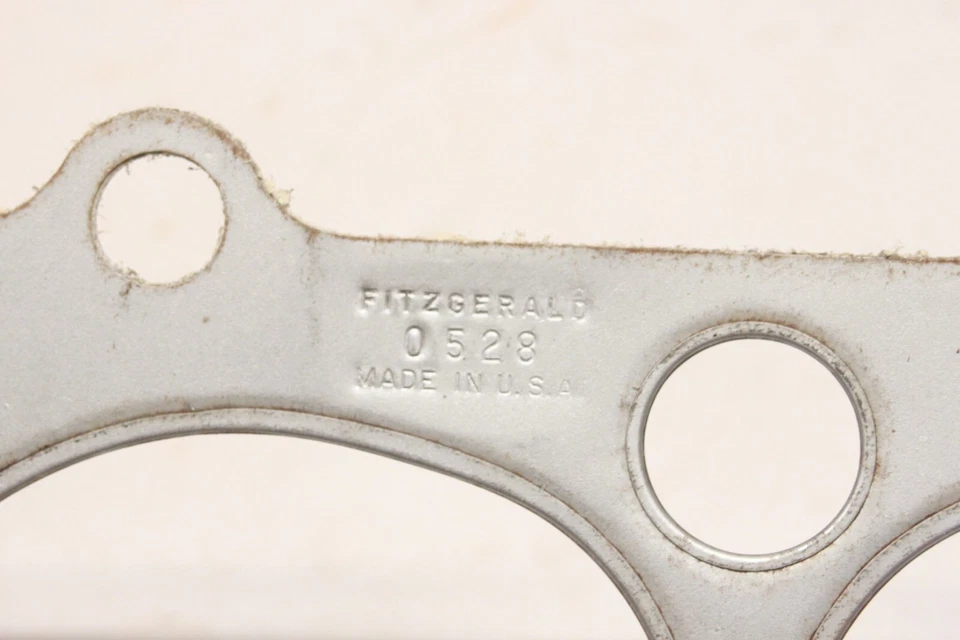 Parte de junta de culata de motor de seis cilindros Chevrolet 235 1950-52 3835647 528L NOS Foto 3 de 3