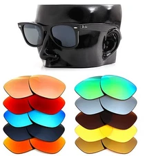 Polarized IKON Replacement Lenses For Ray Ban Original Wayfarer RB2140 50MM 
