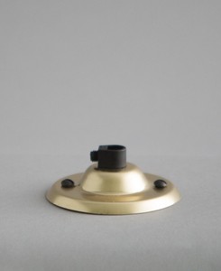 Antique Brass Plated Ceiling Rose Plate Industrial Vintage