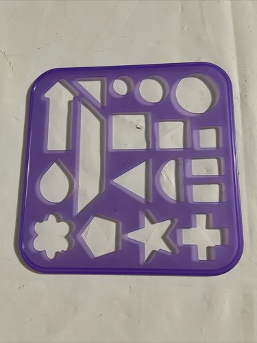 8 Tupperware Tuppertoys Stencil Art Educational Learning Letters Animals 1987 - Picture 4 of 10