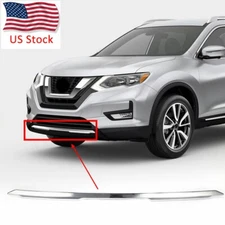 For Nissan Rogue 2017 2018 2019 2020 Front Bumper Chrome Moulding 62072-6FL0A