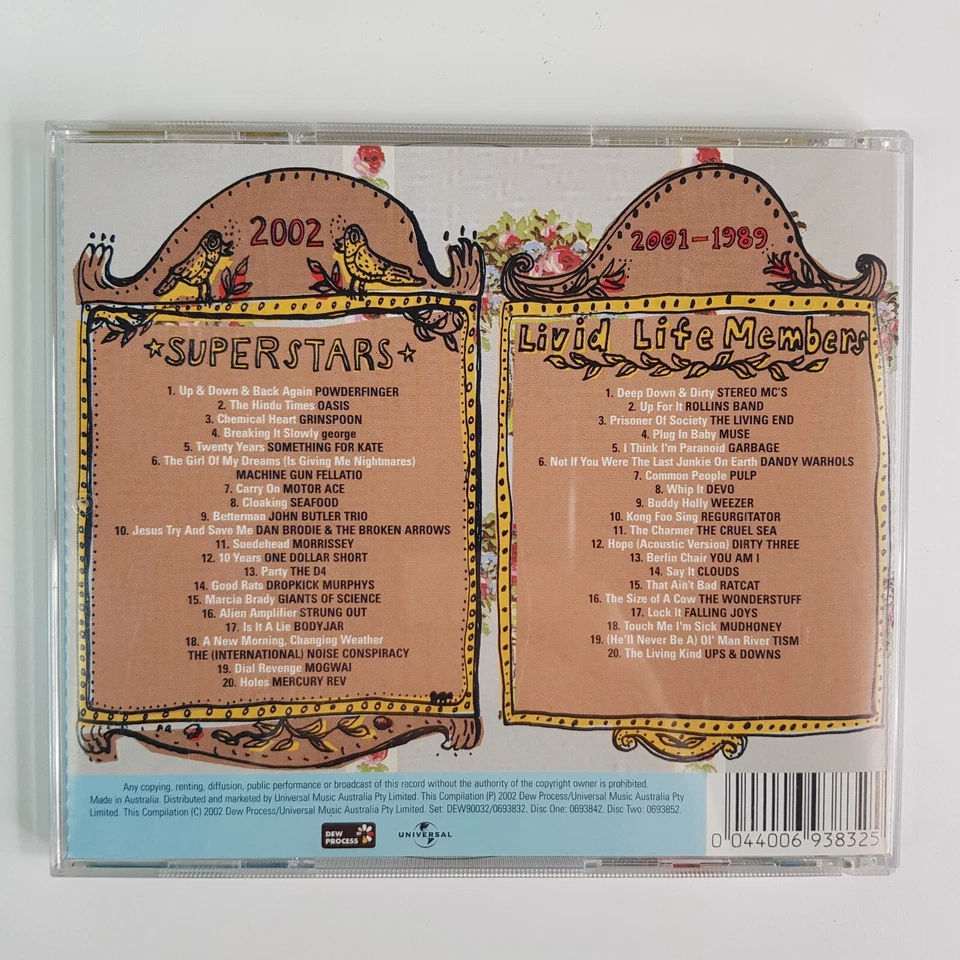 CD de música sortida LIVID 2002 Superstars Of 2002 & Life Members 2001-1989 - Imagem 3 de 4