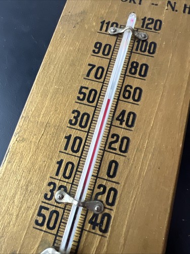 VTG Original E.D. Ward Company Undertakers Embalmers Lakeport NH Thermometer Adv - Picture 3 of 8