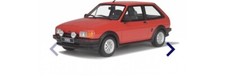BRAND NEW FIESTA MK2 XR2 RED FRONT AND REAR BUMPER TRIM