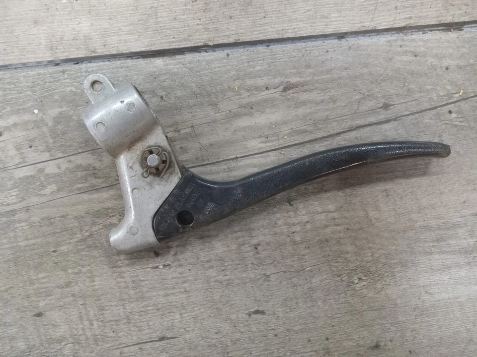 Suzuki TM 75 1975 palanca de freno y percha tm75 mini cross original fabricante de equipos originales Foto 2 de 2