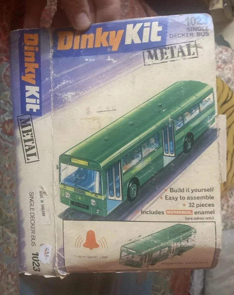 Dinky Kit 1023; Autobús de un solo piso AEC; Juego completo sellado, Reino Unido Diecast 1971 1/43 Foto 2 de 4