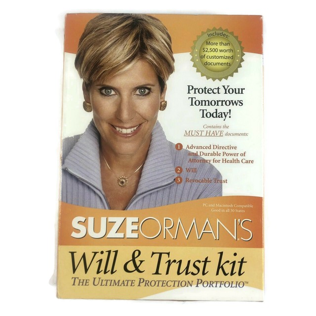 Suze Orman s Will And Trust Kit The Ultimate Protection Portfolio 2005 