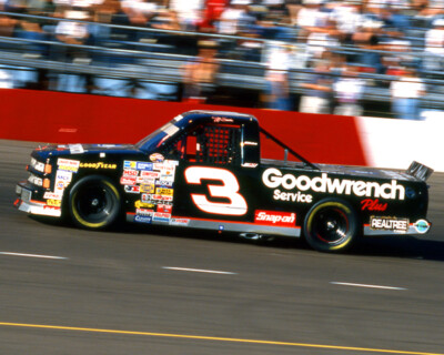 JAY SAUTER 1997 #3 GM GOODWRENCH CHEVY TRUCK RACING ON TRACK 8X10 JAY SAUTER 1997 #3 GM GOODWRENCH CHEVY TRUCK RACING ON TRACK 8X10