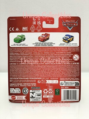 Disney Cars Mini Racers Brick Yardley Lightning McQueen Dexter