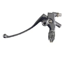 US Left Handle Clutch Lever Perch For Honda CB650 CB650SC CB750 70s 80s （Silver）