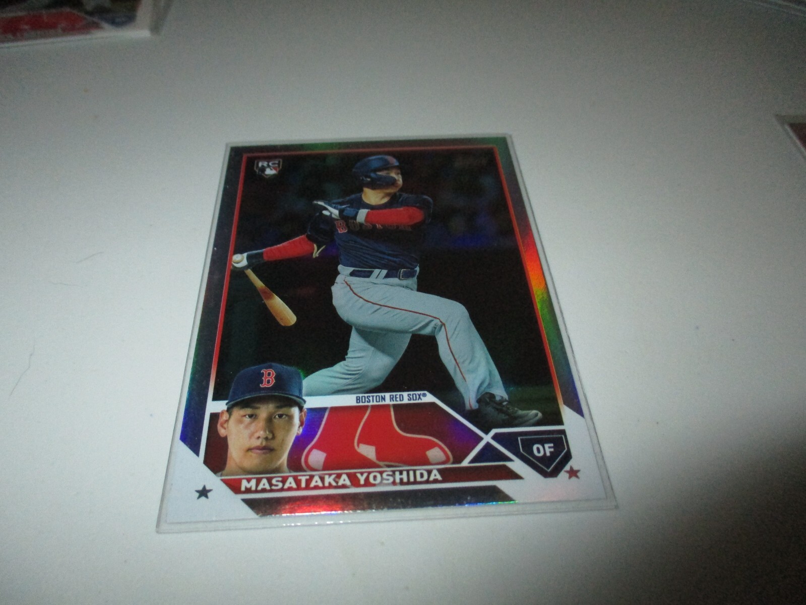 Masataka Yoshida 2023 Topps Series 2 Rainbow Foil RC #471