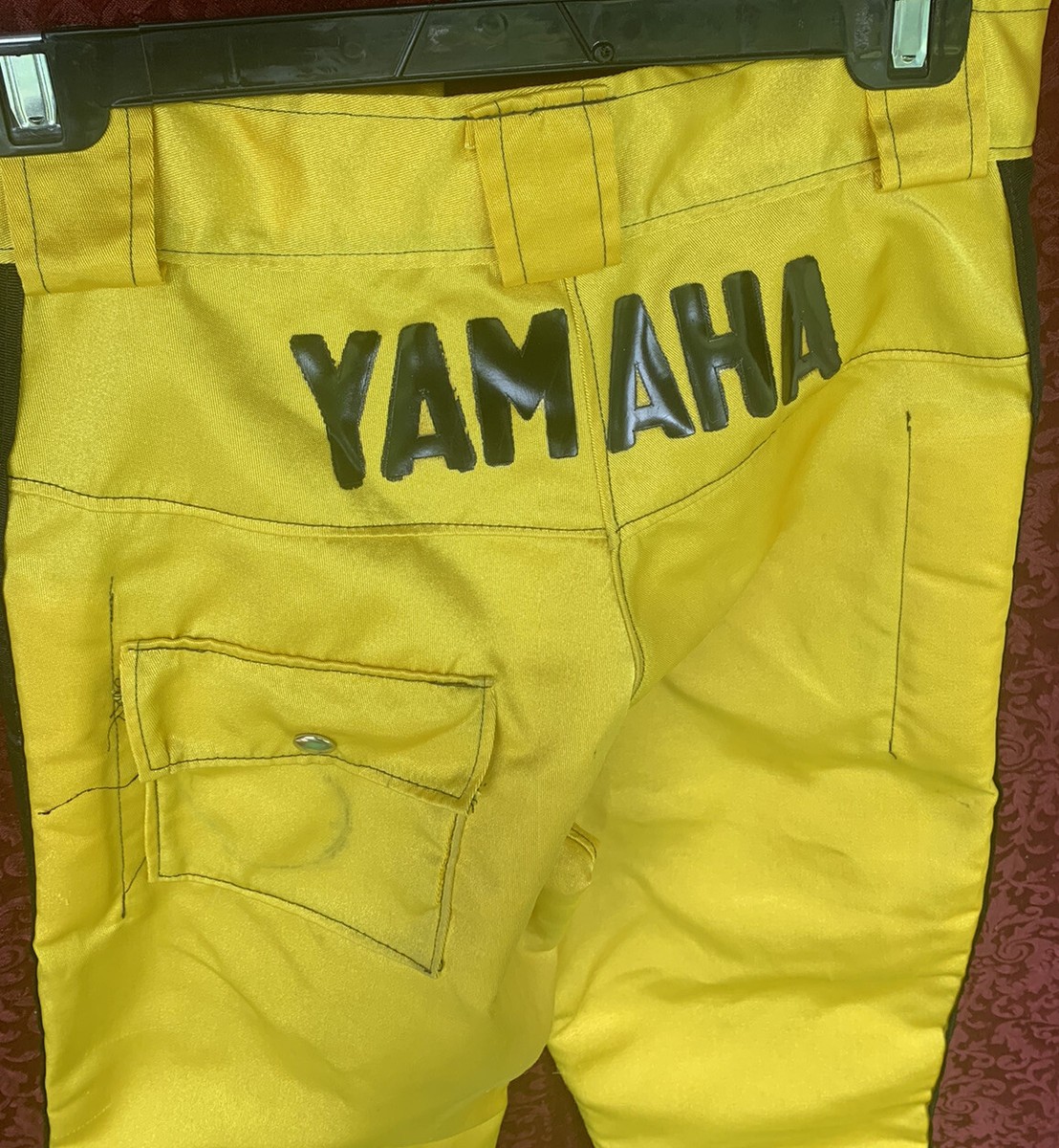Vintage 1970's Yamaha Motocross Pants w Pads, Zippers, Pockets