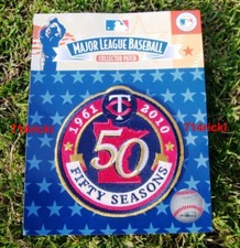Minnesota Twins Fifty Seasons Patch Collector 50th Anniversary 1961 - 2010 MLB