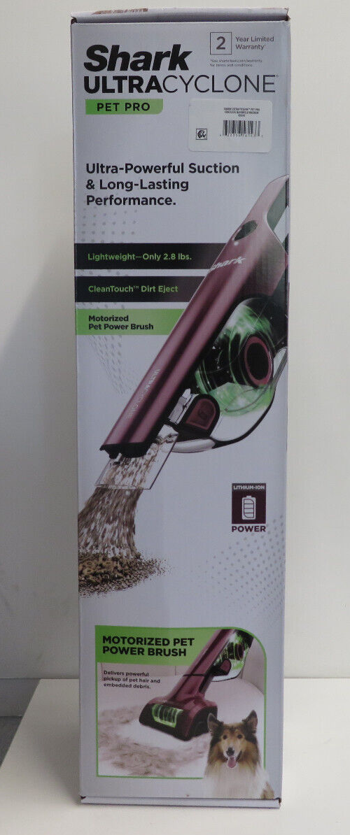 Shark UltraCyclone™ Pet Pro cordless handheld vacuum CH950 Red BRAND