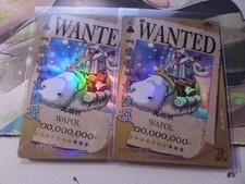 Wapol R OF-02-080 Wanted One Piece Anime Trading Card TCG 2 Lot