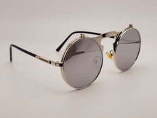 Steampunk Goggles Glasses Round Sunglasses Emo Retro Vintage