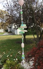 Handmade Healing Crystal Quartz Stone Suncatcher/Prism W/Swarovski Elements USA