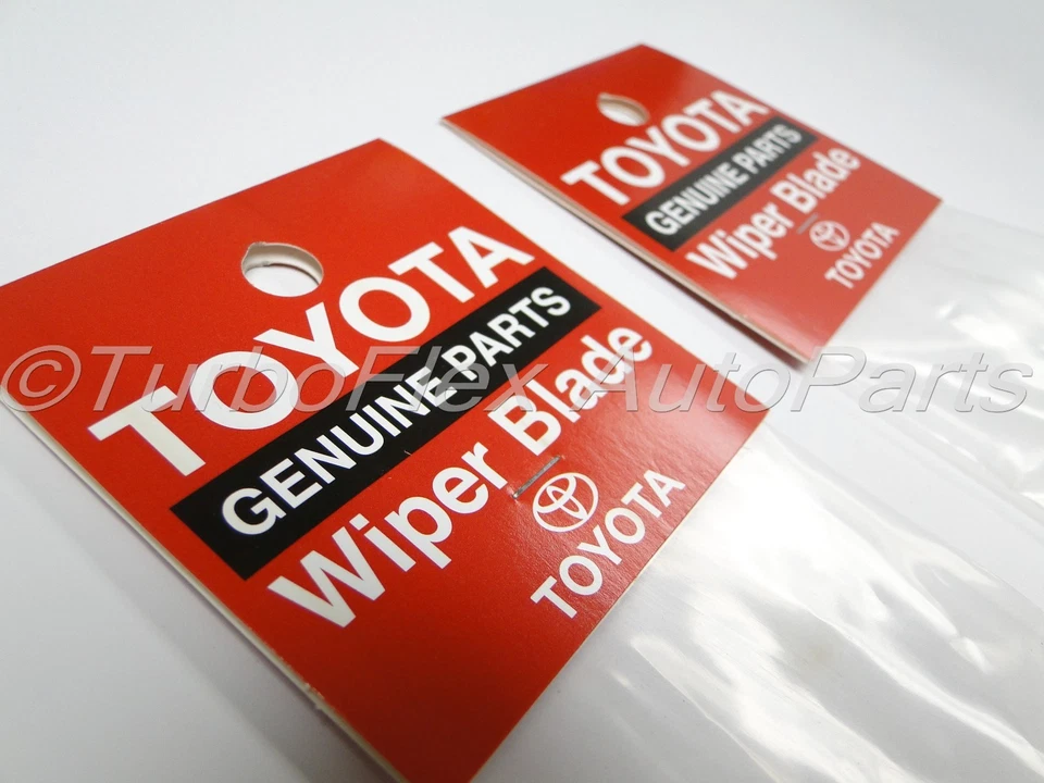 Juego de escobillas limpiaparabrisas delanteras híbridas para todo tipo de clima genuinas Toyota MR2 Spyder 2000-2005 Foto 4 de 4