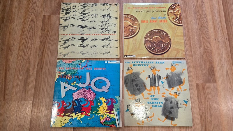 Australian Jazz Quintet Record LOT Varsity Drag Free Style Modern Jazz Vinyl LP