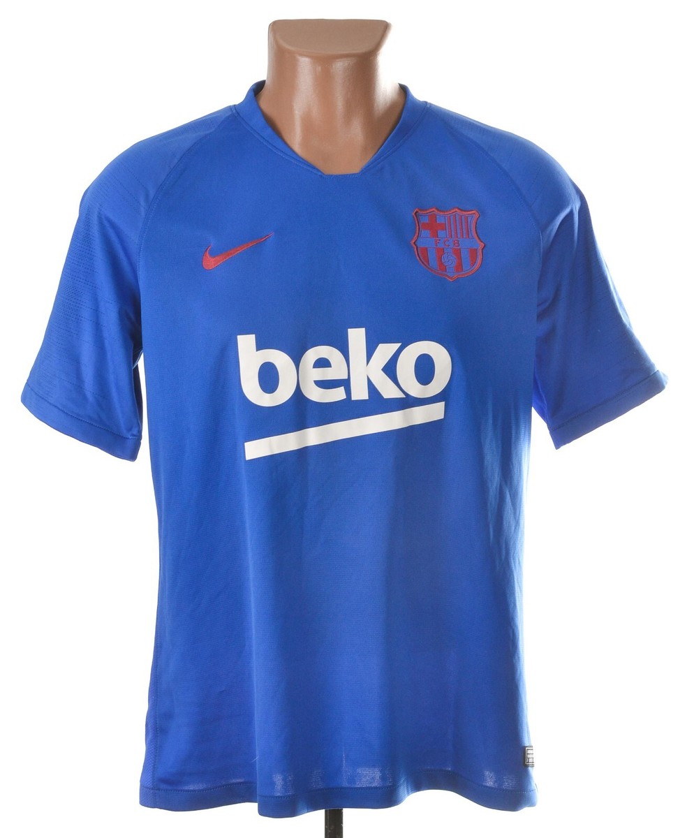 BARCELONA 2019/2020 TRAINING FOOTBALL SHIRT JERSEY NIKE SIZE L