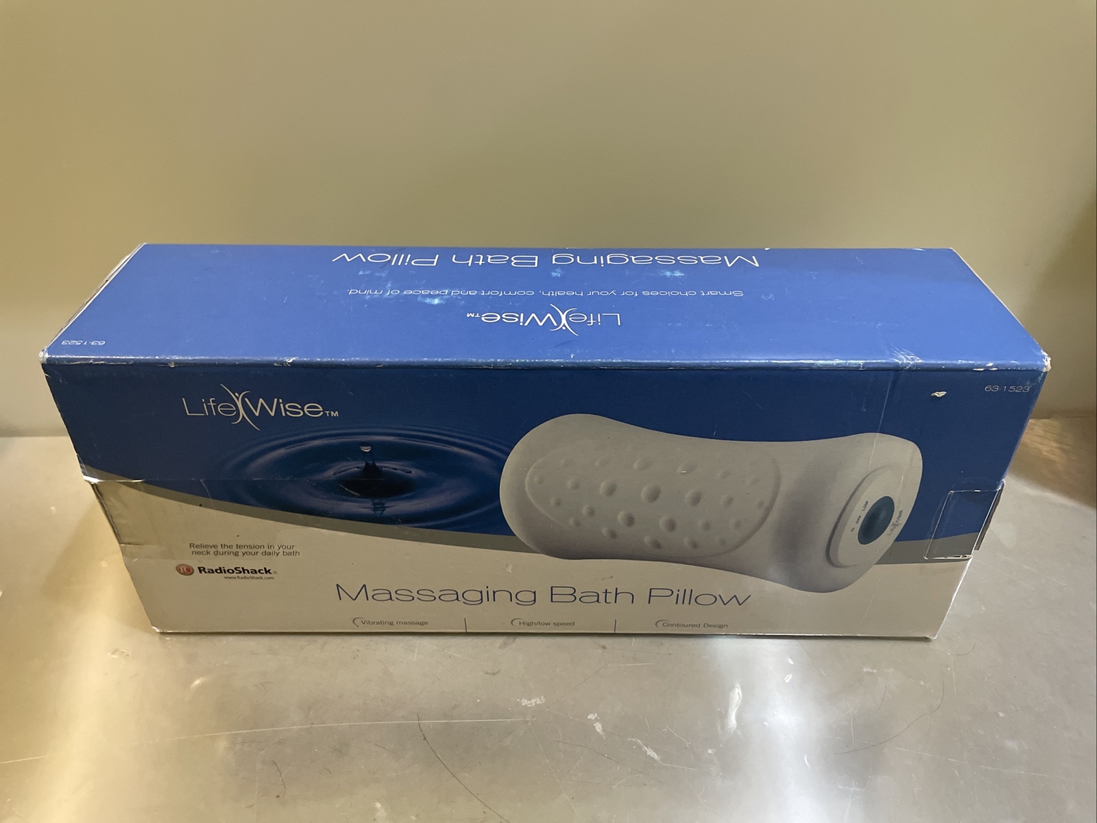 Life Wise Massaging Bath Pillow New eBay