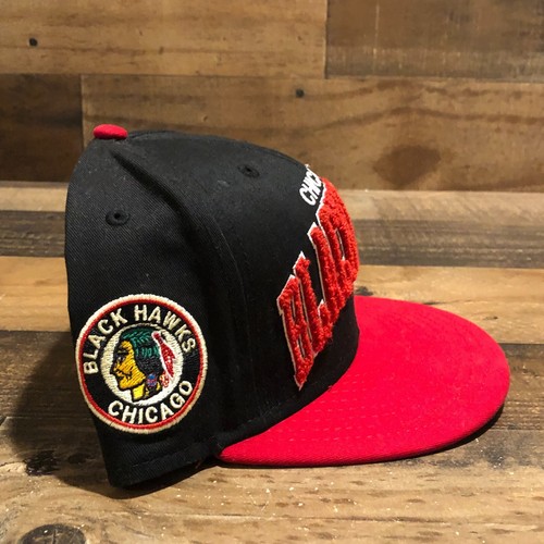 Chicago Blackhawks Hat Snapback Cap Mens Black Red Zephyr NHL Hockey Fan - READ - Picture 3 of 13