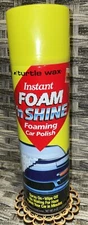 Vintage 1994 Turtle Wax Instant Foam n Shine Car Polish Spray On 21 oz Can T-57
