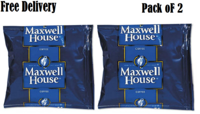 (2 Pack) Maxwell House Ground Coffee Packets, Regular Roast (1.5 oz., 42 ct.)