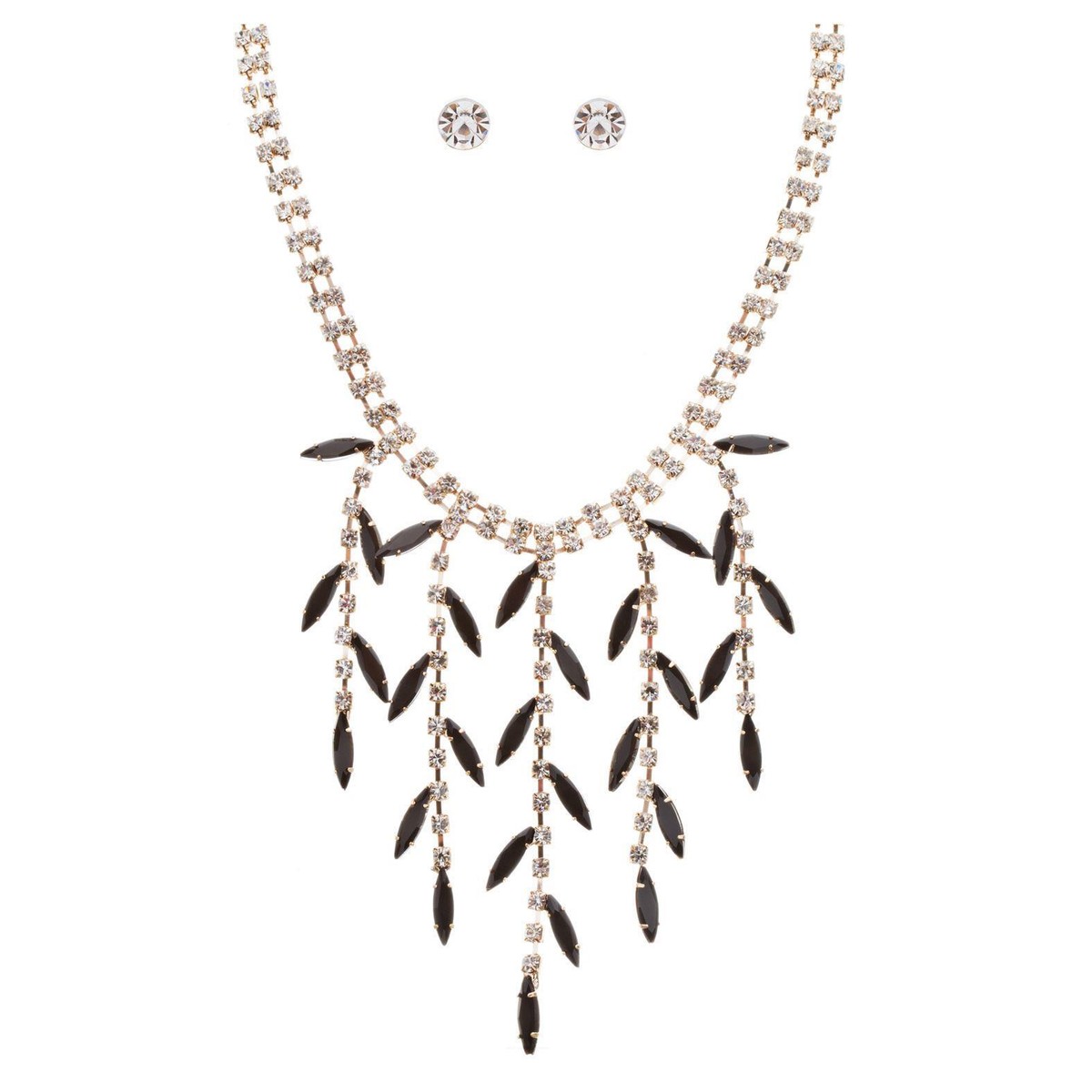 Alluring Crystal Rhinestone Chain Clear Diamond Body Harness Cross Vampira Crystal Rhinestone  main image 3