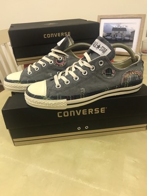 converse patchwork plimsolls