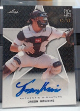 2020 LEAF PERFECT GAME JASON HAWKINS ROOKIE AUTO /50 #BA-JH4 MSK