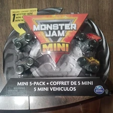 NEW  5 Pack Monster Jam Mini Trucks