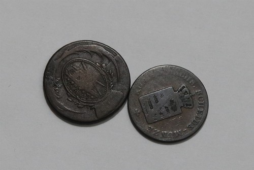 🧠🇩🇪 Germany SAXONY 3 PFENNIG 1803 + 1837 B73 #61 ZX38 - Picture 2 of 2