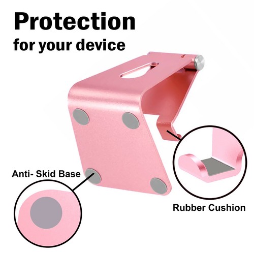 Support de téléphone portable interrupteur tablette aluminium support de table berceau dock iPhone - Photo 25 sur 46