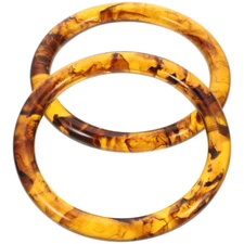 2PCS Premium Bag Handle Resin Handbag Handle Handbag Replacement Handle for