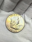 1963-D FRANKLIN HALF DOLLAR TONED & UNCIRCULATED L4